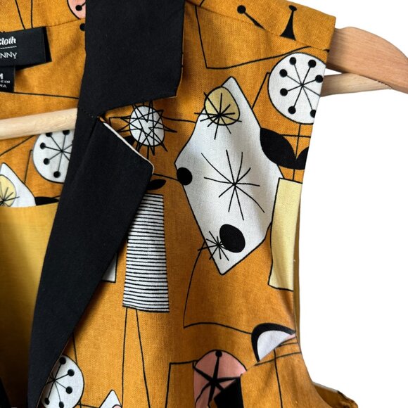 Modcloth x Dupenny Atomic Retro Brunch Dress Mid Mod Side Pockets Fit & Flare - Picture 12 of 16